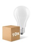 Multipack 10x Ledvance Classic LED E27 Pear Filament Frosted 17W 2452lm - 827 Extra Warm White | Replaces 150W
