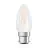 Ledvance Classic Superior LED Bulb B22d Candle Filament Frosted 3.4W 470lm - 927 Extra Warm White | Best Colour Rendering - Dimmable - Replaces 40W