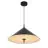 D'Lite Pendant Crochte Metal And Plastic Frosted Black | Suitable For 3x E27