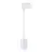 Noxion Tracklight Pendant 3-Phase Ecowhite Aluminium White | Suitable for 1x GU10