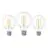 Multipack 3x Eglo LED Globe E27 Filament Clear 12W 470lm - 827 Extra Warm White | Replaces 40W