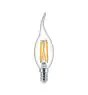 Philips MASTER Value LED Candle E14 Bent-tip Filament Clear 3.4W 470lm - 927 Extra Warm White | Best Colour Rendering - Dimmable - Replaces 25W