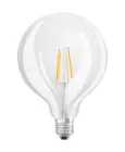 Ledvance  Classic LED E27 Globe Filament Clear 4W 470lm - 827 Extra Warm White | Replaces 40W