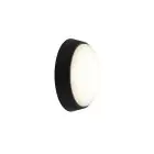 Ansell LED Bulkhead Helder Circular Plain Black 12W 1058lm - 830-840-865 CCT | 215mm - IP54 
