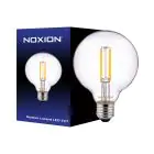 Noxion Lucent LED E27 Globe Filament Clear 95mm 7.3W 806lm - 827 Extra Warm White | Replaces 60W