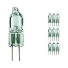 Multipack 10x Philips Microprojection Halogen G4 Bulb Focusline 30 W 
