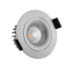 Noxion LED Spot Leda Tiltable Aluminium 6W 400lm 36D - 927 Extra Warm White | Cutout 83mm - IP44 - Best Colour Rendering - Dimmable